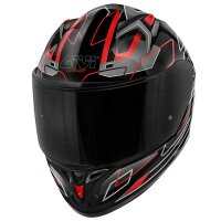GIVI HPS 50.9 Assault  - schwarz/titanum/rot