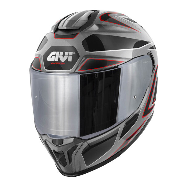 GIVI HPS 55.1 ABS GRAPHIC Titan glänzend / Schwarz / Silber / Rot