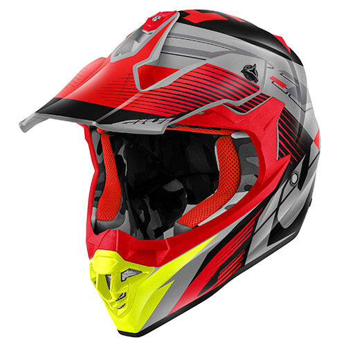 GIVI HPS 60.1 FRESH matt - rot/schwarz/titanium