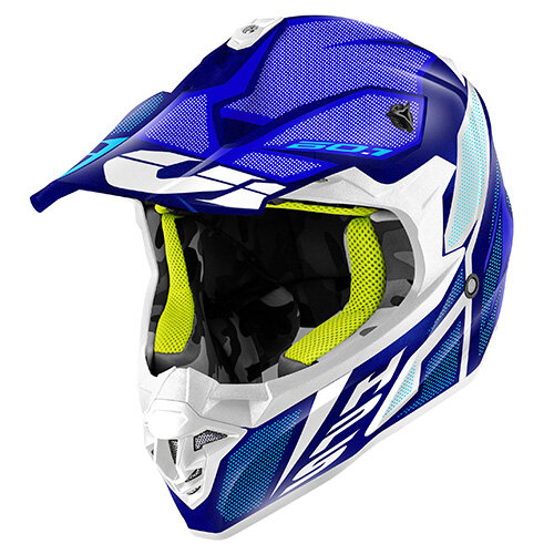 GIVI HPS 60.1 INVERT Integral-Helm (CROSS) INVERT glossy - blau/weiß