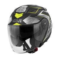 GIVI HPS X.25 TRACE  matt-schwarz/titanium/gelb