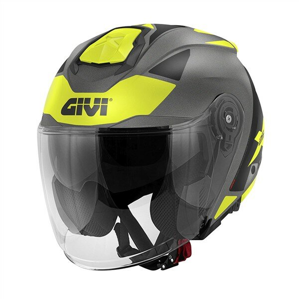 GIVI HPS X.25 TARGET  matt - titanium/schwarz/gelb