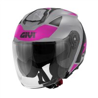 GIVI HPS X.25 TARGET  matt - titanium/pink
