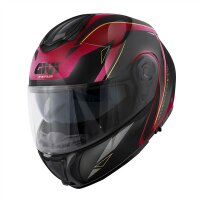 GIVI HPS X26 ABS GRAPHIC Bordeaux glänzend / Schwarz