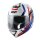 GIVI HPS X.30 FLIP-BACK PULSAR GRAFICH  glänzend weiß blau rot