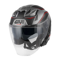 GIVI HPS X31 ABS GRAPHIC Titan matt / Schwarz / Rot
