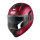 GIVI HPS X36 FIBER FLIP-BACK PULSE Bordeaux glänzend / Schwarz / Silber