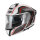 GIVI HPS X.50 MODULAR FIBER GRAPHIC HOLOGRAM glänzend weiß schwarz rot