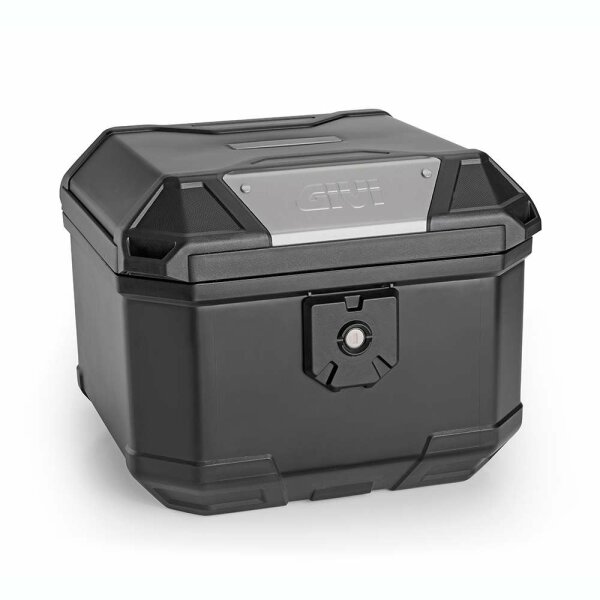 GIVI B38 BERNINA Monolock Topcase, schwarz, 38 L., mit Universalplatte und Montagekit