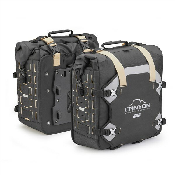 GIVI GRAVEL T -  Waterproof Satteltaschen (Paar) für Träger PL, PLR, PL_CAM, Volumen je 35 Liter