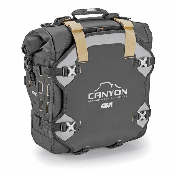 GIVI CANYON Wasserdichte Seitentasche, 25 Liter, mit Monokey CAM-Side System, mit Versatz
