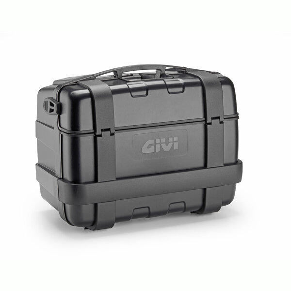 GIVI Trekker Lite 46, Monokey Koffer, 46 Liter, mit Kunststoff Cover schwarz, max. Zuladung 10 kg