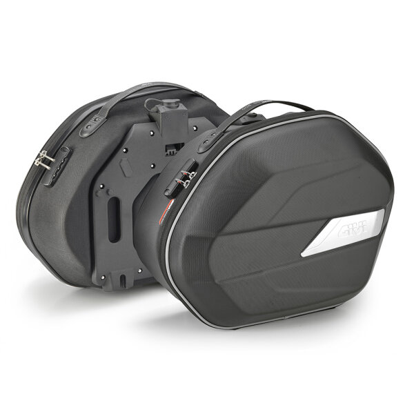 GIVI WL900 Weightless Monokey® Paar Seitentaschen Vol. 25 L., halbstarr, max. Zuladung 5 kg/Koffer