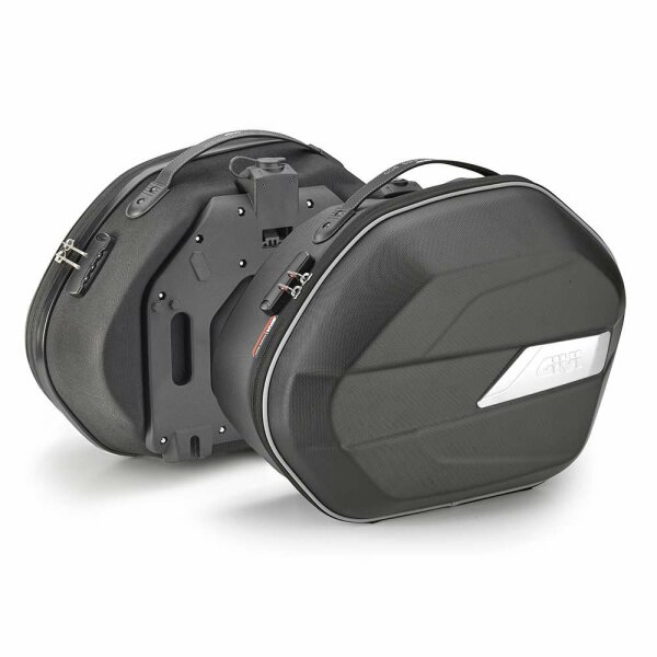 GIVI WL900 Weightless Monokey® Paar Seitentaschen Vol. 25 L., halbstarr, max. Zuladung 5 kg/Koffer