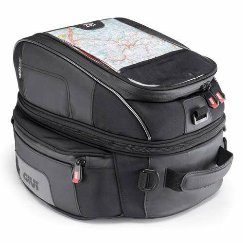 GIVI XSTREAM-BAG -Tankrucksack schwarz  TANKLOCK, erweiterbar auf 25 Liter Vol., max. Zuladung 2 kg