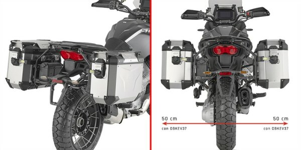 GIVI Seitenkoffer-Träger PL ONE-FIT MONOKEY®CAM für Moto Guzzi STELVIO (24-26)