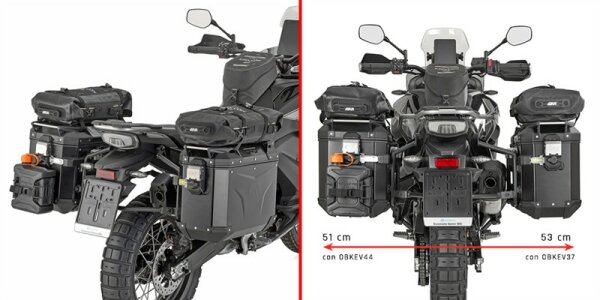GIVI Seitenkoffer-Träger PL ONE-FIT MONOKEY®CAM für CF Moto 800 MT-X (25-26)