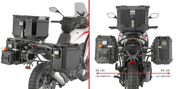 GIVI Seitenkoffer-Träger PL ONE-FIT MONOKEY®CAM-SIDE, für Moto Morini X-Cape 700 (25-26)