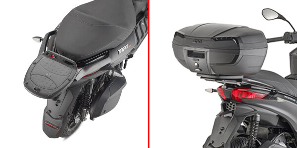 GIVI Topcase Träger für Monolock Koffer für Piaggio MP3 310 (25-26)