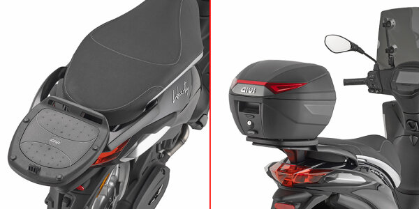 GIVI Topcase Träger für Monolock Koffer für Piaggio Liberty 50-125-150 (25-26)