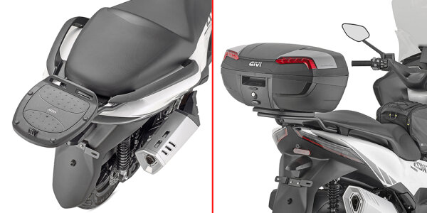 GIVI Topcase Träger für Monolock Koffer für Zontes 368 E (25-26)