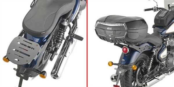 GIVI Topcase Träger für Monokey oder Monolock Koffer, für Royal Enfield Super Meteor 650 (23-26)