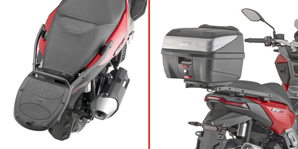 GIVI Topcase Träger für Monolock Koffer, für VOGE SR1 ADV 125 (24-26), SR2 ADV 175 (26)