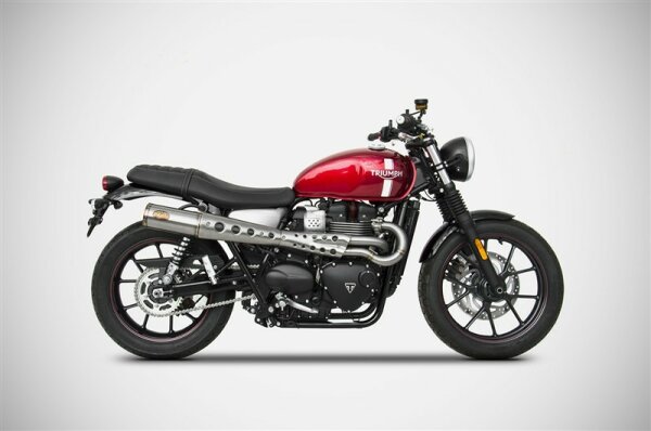 Zard Triumph Speed Twin 900 Bj. 2021-2023 Alto Full Kit 2-1 hochgelegt