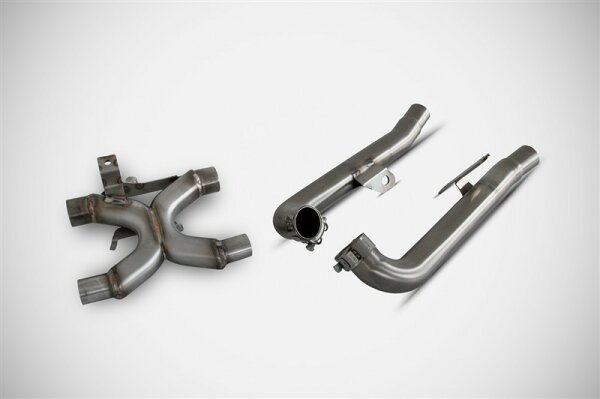Zard Triumph Bonneville T 120 Bj. 2021-2023 Euro5 Kat-Ersatz Kit X-Pipe Racing