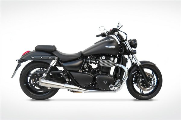 Zard Triumph Thunderbird 1600 / 1700 / Storm Bj. 2009-2016 konisch rund Slip-on 2-2