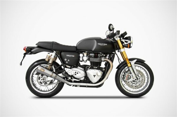 Zard Triumph Thruxton / R Bj. 2016-2020 konisch rund Slip-on 2-2