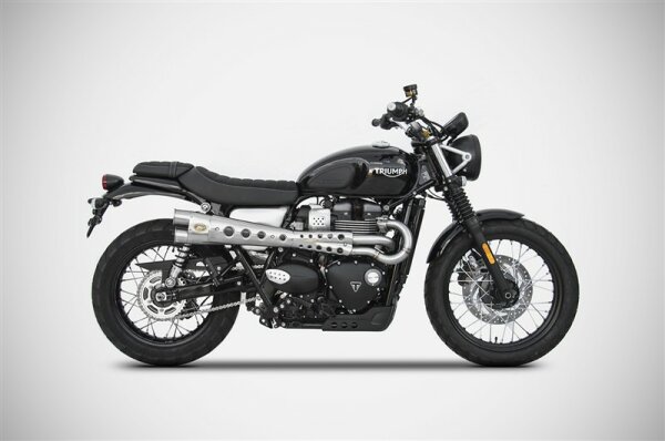 Zard Triumph Scrambler 900 / Street Scrambler Bj. 2017-2023 Limited edition Full Kit 2-1 hochgelegt