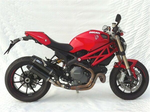 Zard Ducati Monster 1100 EVO Bj. 2011-2013 Rund Slip-on einseitig