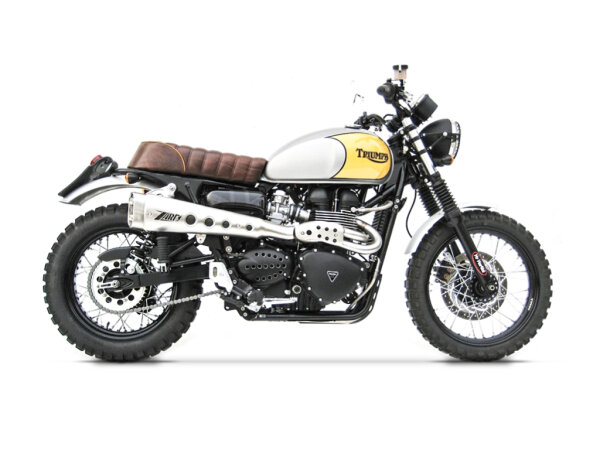 Zard Triumph Scrambler Carburettor / Vergaser Short Full Kit 2-1 hoch gelegt