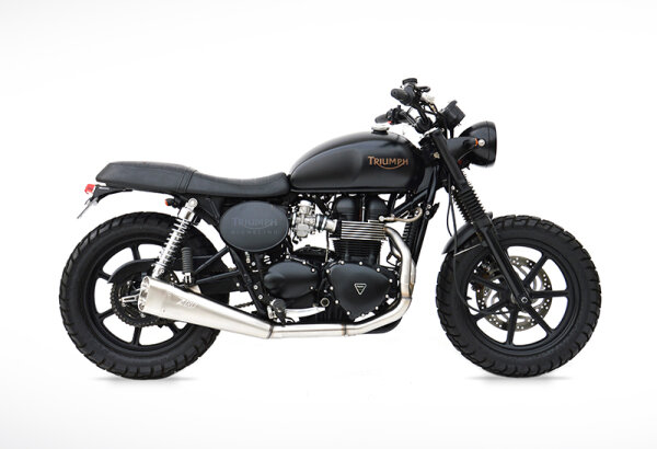 Zard Triumph Thruxton Injection / Einspritzer Short Full Kit 2-1 tief gelegt