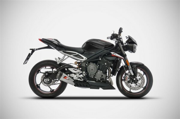 Zard Triumph Street Triple 765 Bj. 2017-2019 short Slip on 3-1