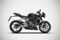 Zard Triumph Street Triple 765 Bj. 2017-2019 short Slip...