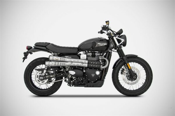 Zard Triumph Scrambler 900 / Street Scrambler Bj. 2017-2023 Six Days Slip-on 2-2