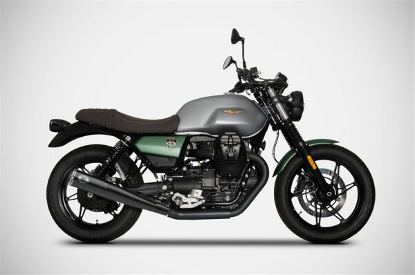 Zard Moto Guzzi V7 850 Bj. 2021-2023 Slip on 2-2 Edelstahl schwarz