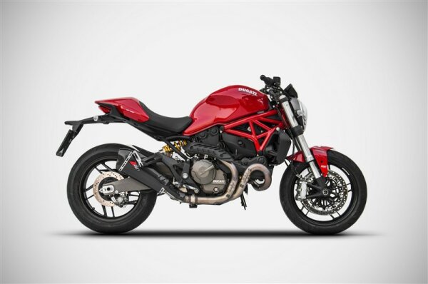 Zard Ducati Monster 821 Bj. 2014-2017 Slip-on 2-1