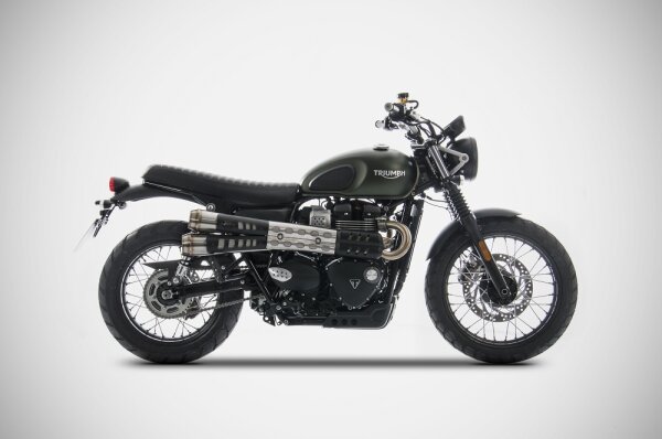 Zard Triumph Scrambler 900 / Street Scrambler Bj. 2017-2023 Slip-on 2-2
