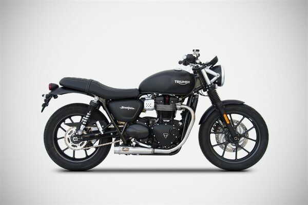 Zard Triumph Street Twin Bj. 2016-2020 Slip-on 2-2 tief gelegt