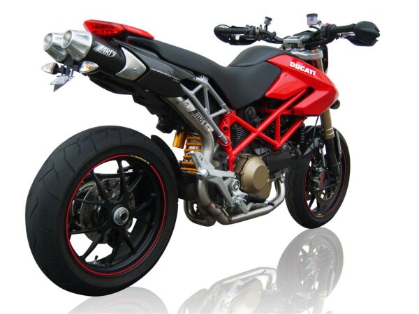 Zard Ducati Hypermotard 1100 Evo Bj. 2013-2015 Top Gun Slip-on 2-2