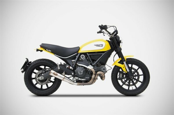 Zard Ducati Scrambler 800 Bj. 2014-2016 Euro3 Zuma Slip-on tief gelegt