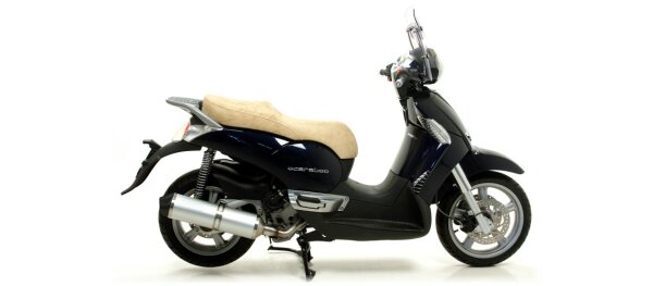 ARROW Race-Tech Aluminium schwarz", mit "Dark" Endkappe" Aprili