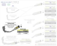 ARROW Komplettanlage Competition mit dB Killer und Carbon...