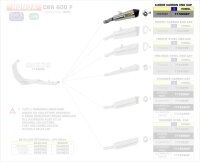 ARROW X-Kone silencer Honda CBR 600 F 11-13