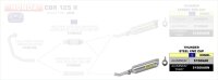 ARROW Street Thunder Aluminium Honda CBR 125 R (JC50)...