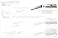 ARROW X-Kone silencer Suzuki GSX-S 750 17-19