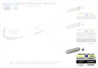 ARROW Race-Tech Aluminium schwarz Suzuki GSX 650 FA...